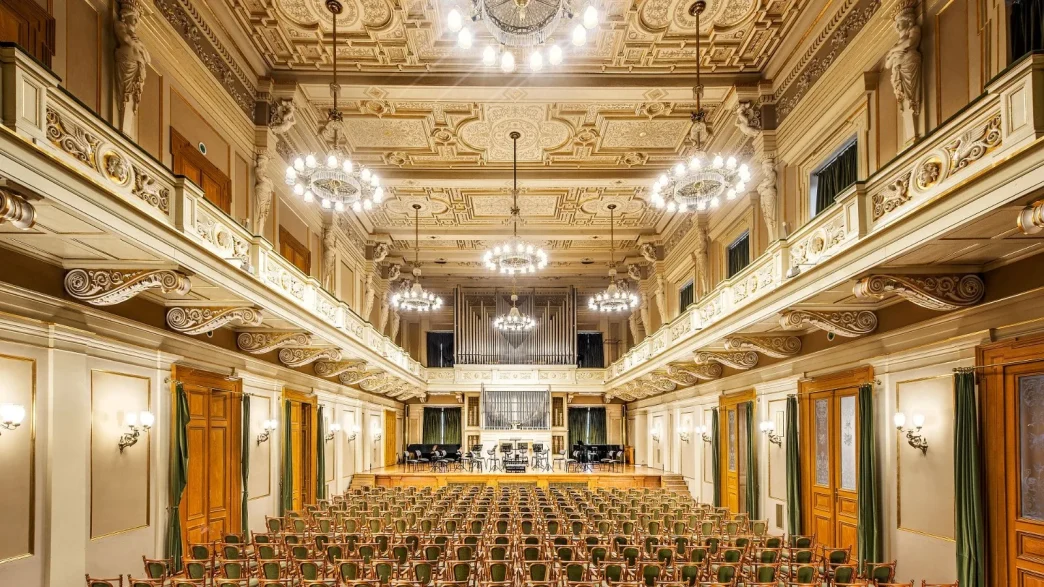 International Cast for Berlin’s Opera Gala - The Filharmonie Brno, Arkady Beryn, René Barbera, Florian Sempey and Alisa Medvedeva at the Philharmonie Berlin